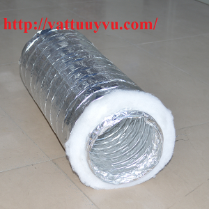 ống gió mềm nhôm có bảo ôn ( Cách nhiệt ) - ống hàn quốc Phi 100