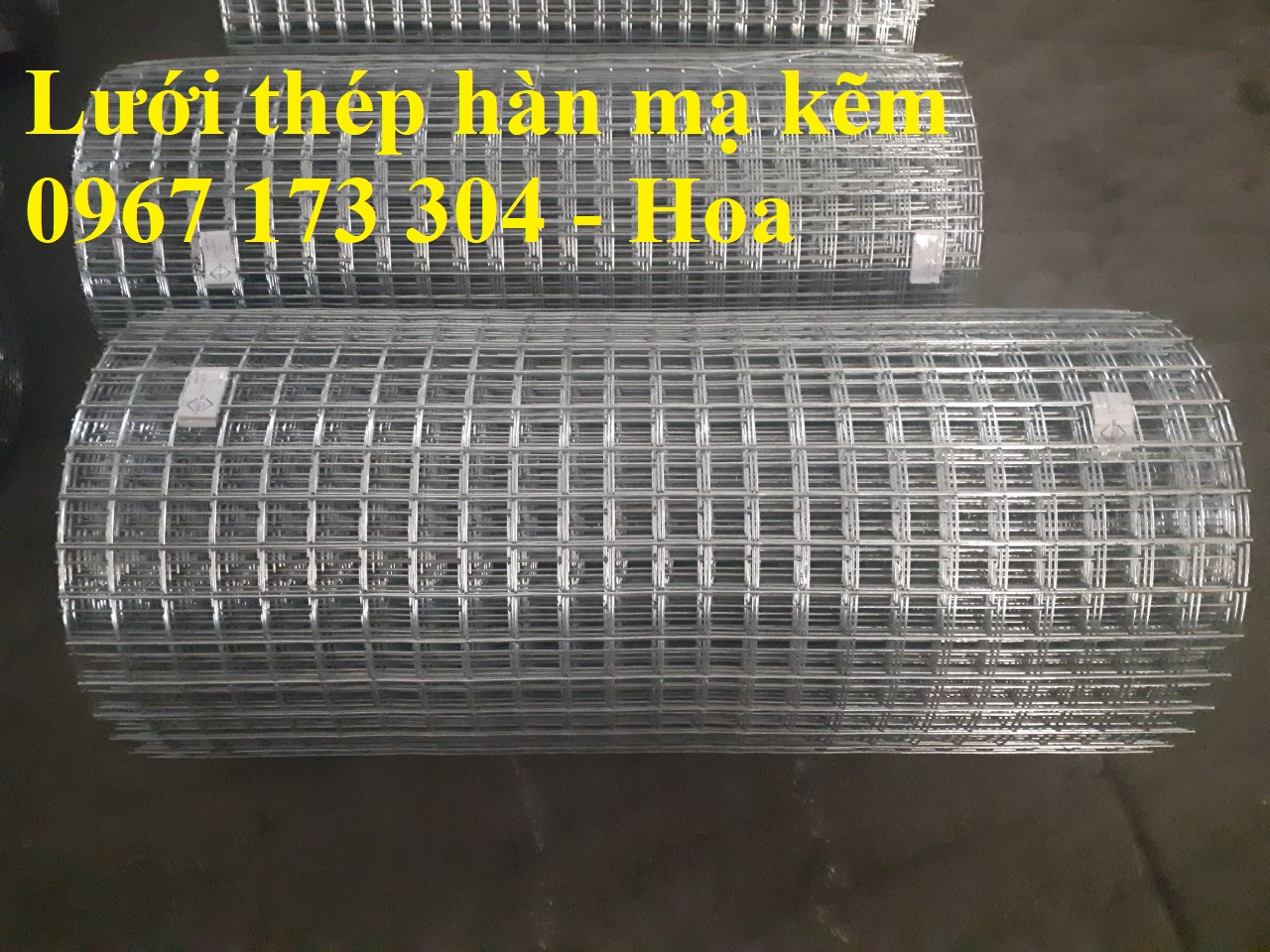 Lưới thép hàn ô vuông mạ kẽm sợi 2.5mm giá sản xuất  - 0914 143 288 - 2