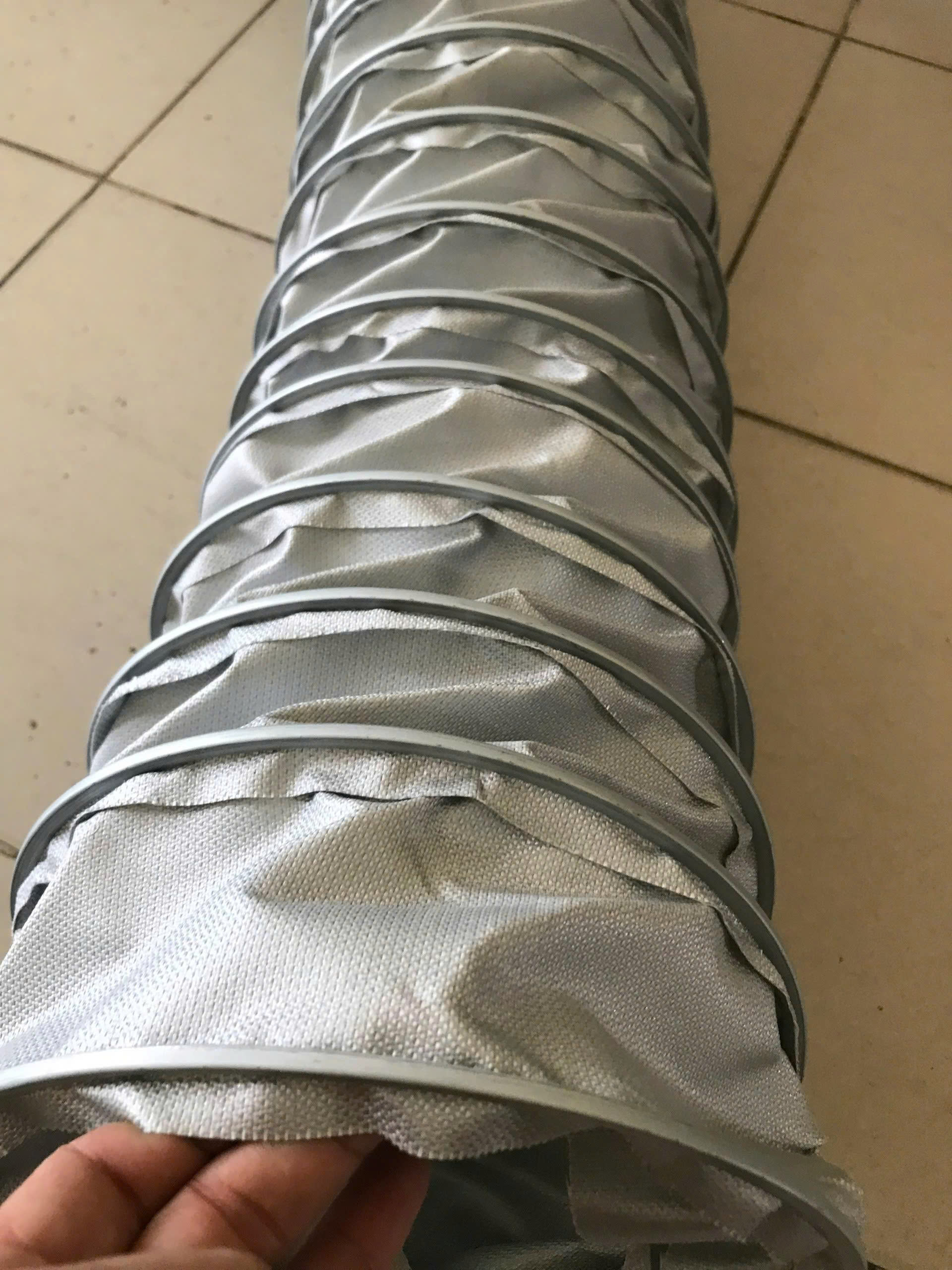 Ống vải mềm chống cháy D100 D125 D150 D200 chính hãng Uy Vũ