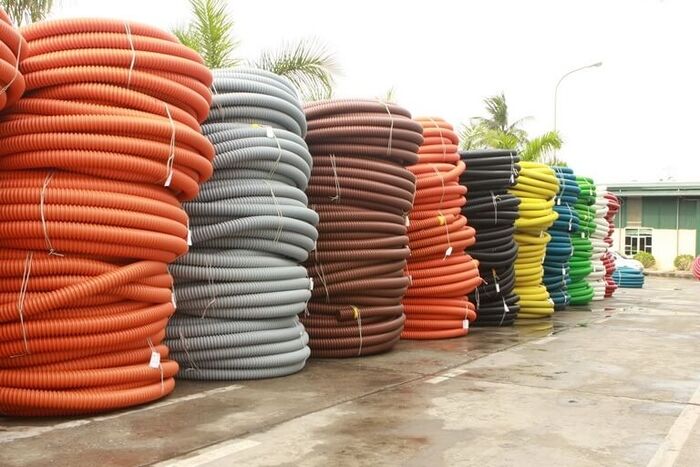 Các kích thước ống ruột gà và loại ống phổ biến