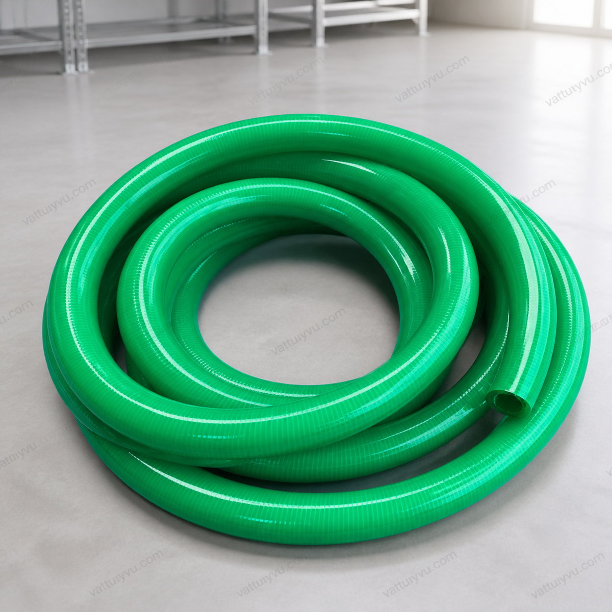 Ống nhựa lõi thép màu xanh phi 60mm tại Vật Tư Uy Vũ