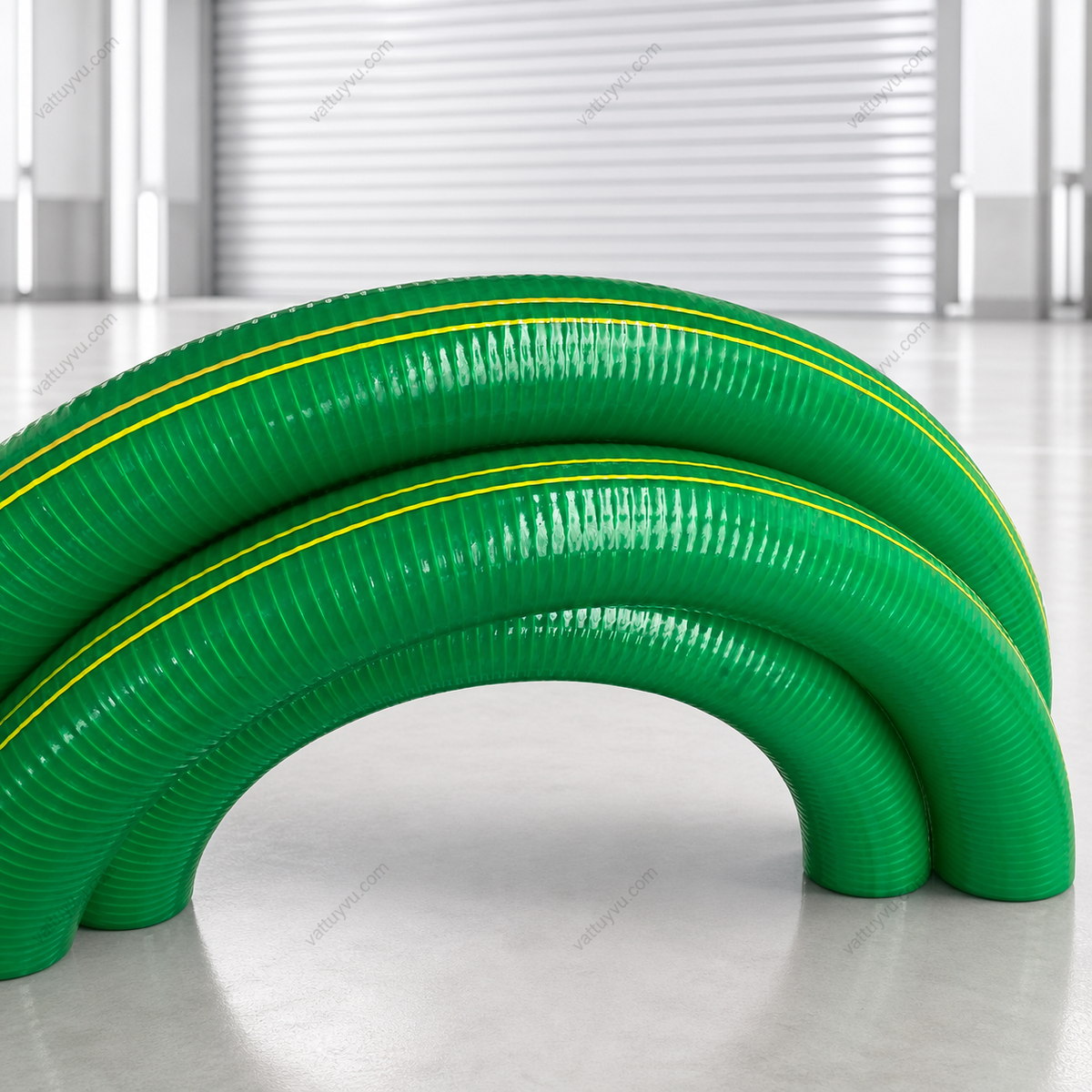 Ống nhựa lõi thép màu xanh phi 90mm tại Vật Tư Uy Vũ