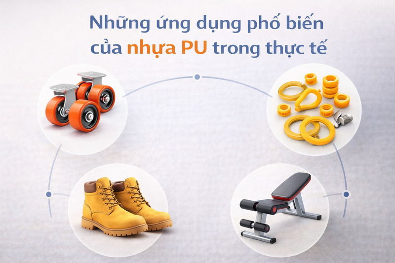Những ứng dụng phổ biến của nhựa PU trong thực tế