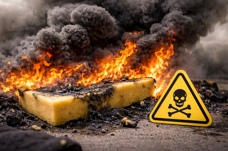 Nhựa PU khi bị đốt cháy - Giải phóng khí độc ra môi trường