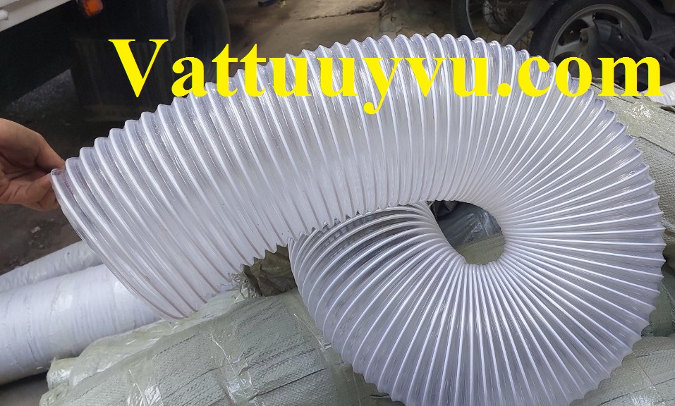 Ống hút bụi lõi thép phi 50mm lắp trong hệ thống hút bụi nhà xưởng