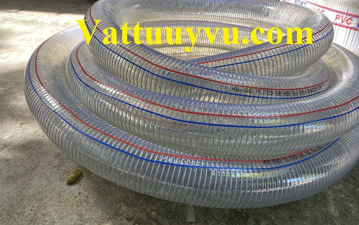 Ống nhựa lõi thép dẫn xăng dầu phi 42mm dùng cho bơm xăng dầu dầu nhớt diesel
