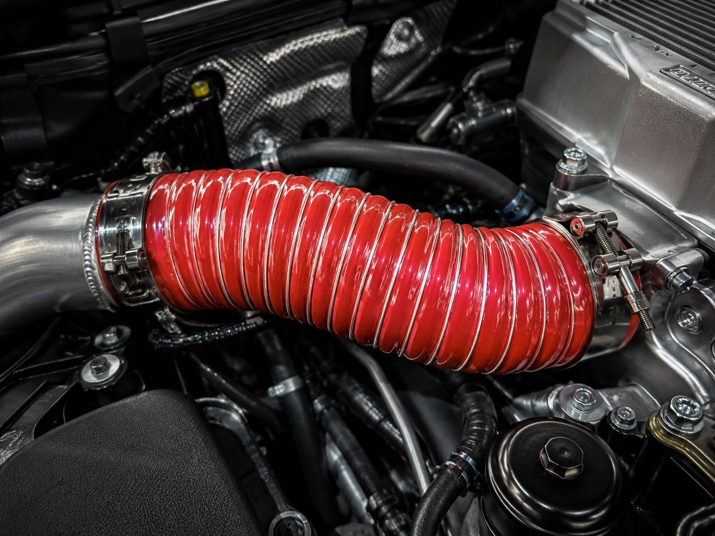 Lắp đặt ống silicone chịu nhiệt độ cao cho khoang động cơ ô tô